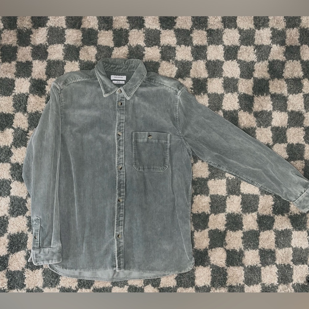 Sage Green Corduroy Shirt from Urban Outfitters